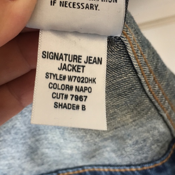 Hudson ‘Signature’ Jean Jacket Vintage Napoli SZ L - Picture 8 of 10